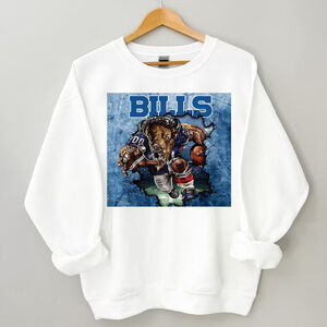 Football Bills Sweatshirt Buffalo Bill Sweatshirt